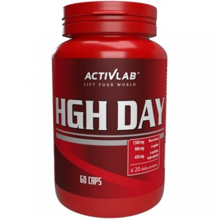 Activlab HGH Day 60 Caps - Maca Extract, L-Arginine, L-Ornithine HCL, Zinc - Natural Formula