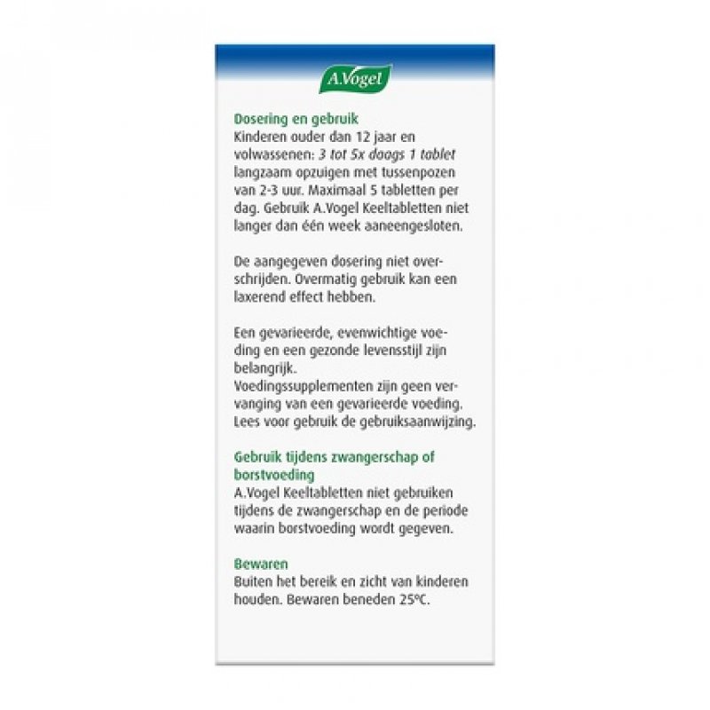 Ein Vogel Throat Tablets 20 Tablets