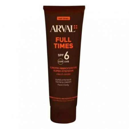 ARVAL Full Times SPF6 Cream Tanning Bed Super Intensive Face and Body 150ml