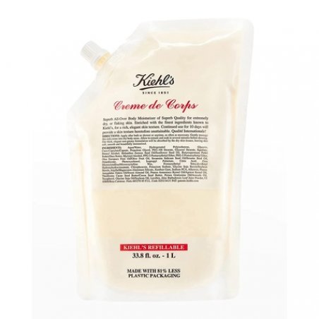 Kiehl's Creme de Corps Body Lotion Refill Pouch 33.8 Ounce