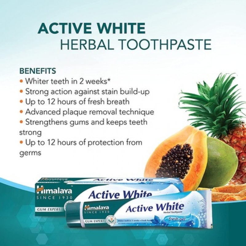 Himalaya Aktiv Fresh Herbal Toothpaste Gel 75ml