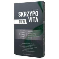 SKRZYPOVITA MEN Biotin Hair Vitamins for Strong Hair 30 Tablets