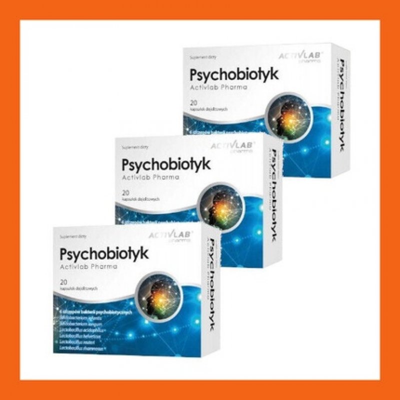ACTIVLAB Psychobiotic PsychoBOTIC Probiotic Stress Gut 20/40/60 Capsules