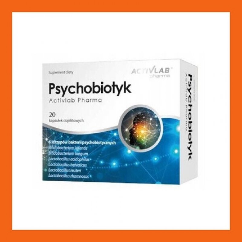 ACTIVLAB Psychobiotic PsychoBOTIC Probiotic Stress Gut 20/40/60 Capsules