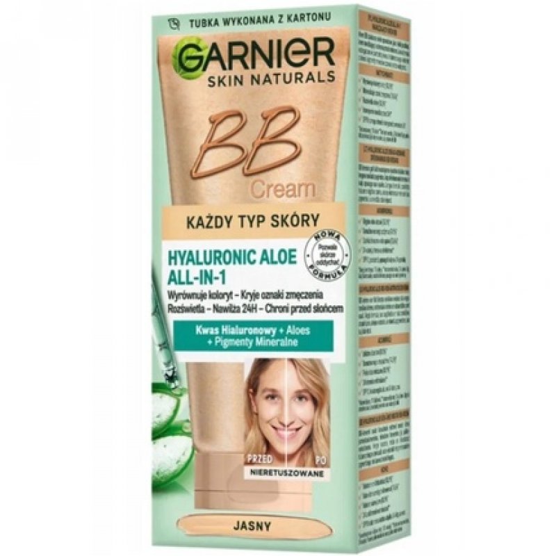 Hyaluronic Aloe All-In-1 Bb Cream Moisturizing For All Skin Types Light 50ml