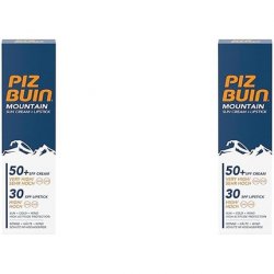 Piz Buin Mountain Sunscreen and Lip Care with SPF 50 for Skiing and Hiking