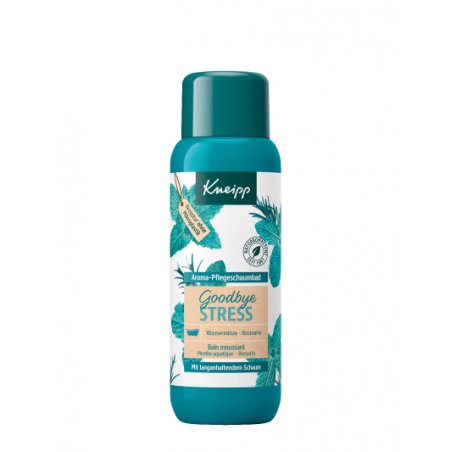 Kneipp Goodbye Stress Aroma Care Foam Bath with Rosemary and Water Mint Essential Oils 400ml