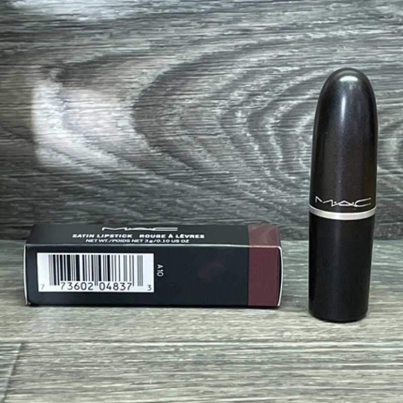 MAC Film Noir 818 Satin Lipstick Full Size - 100% Authentic