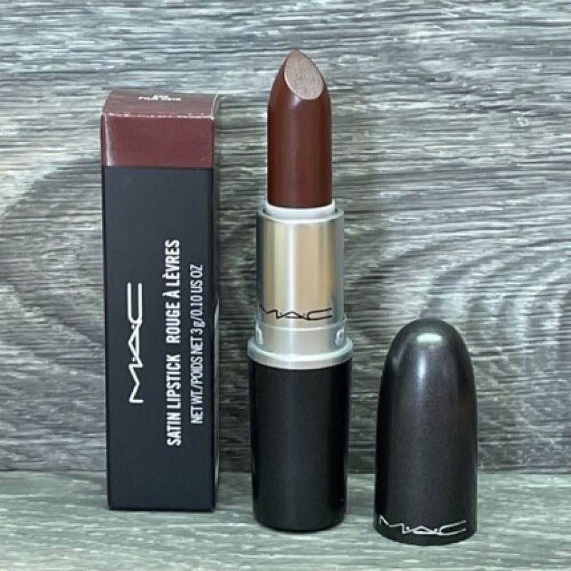 MAC Film Noir 818 Satin Lipstick Full Size - 100% Authentic