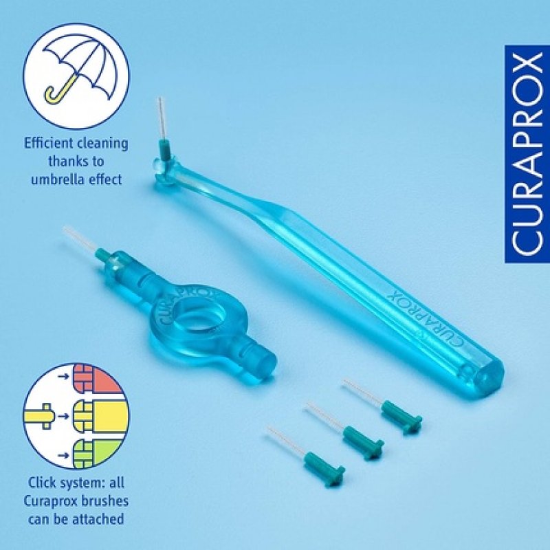 Curaprox CPS 06 Prime Start Interdental Brush Kit Turquoise 5 x 0.6mm