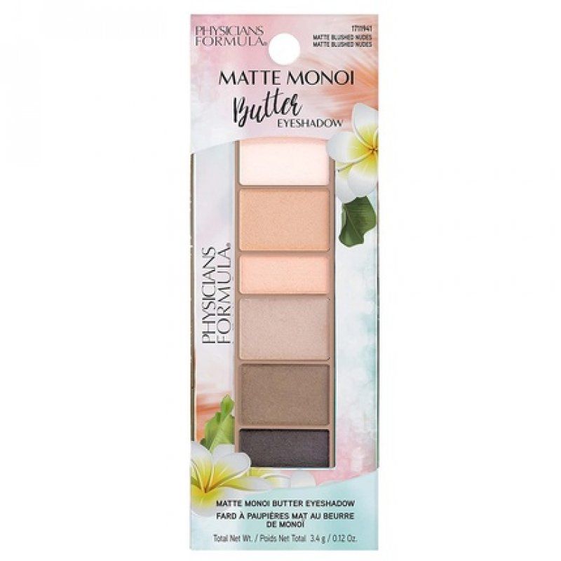 Physicians Formula Matte Monoi Butter Eyeshadow Palette with Monoi, Murumuru, Cupuaçu, and Tucuma Butter - Matte