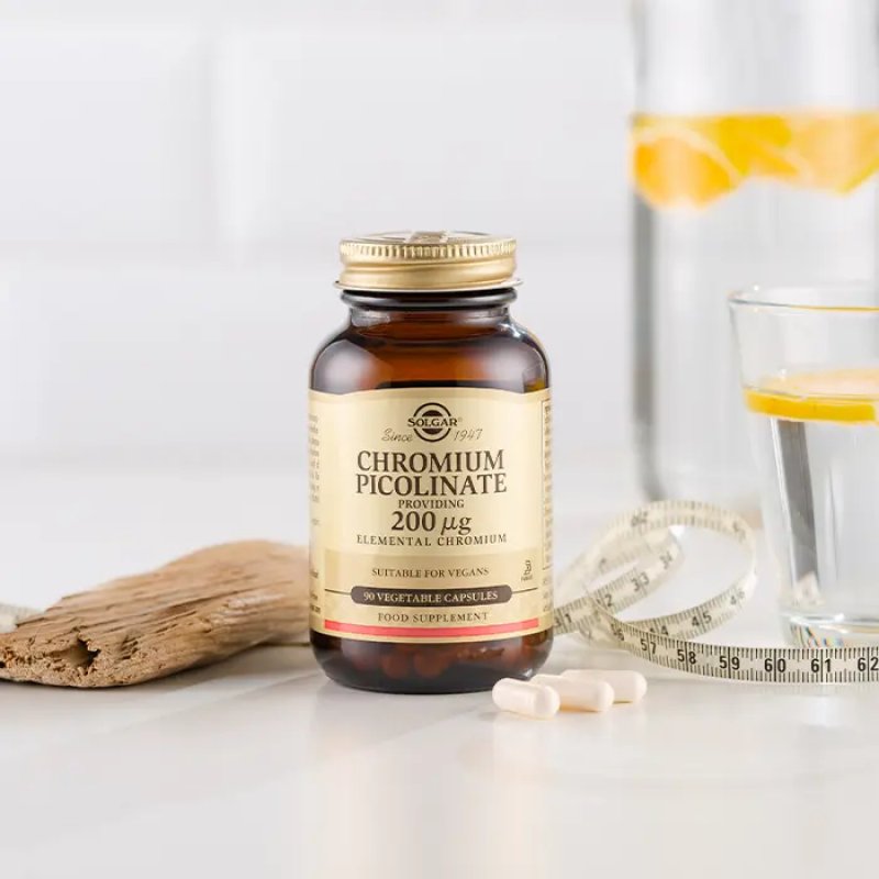 Solgar Chromium Picolinate 200mcg 90 Capsules