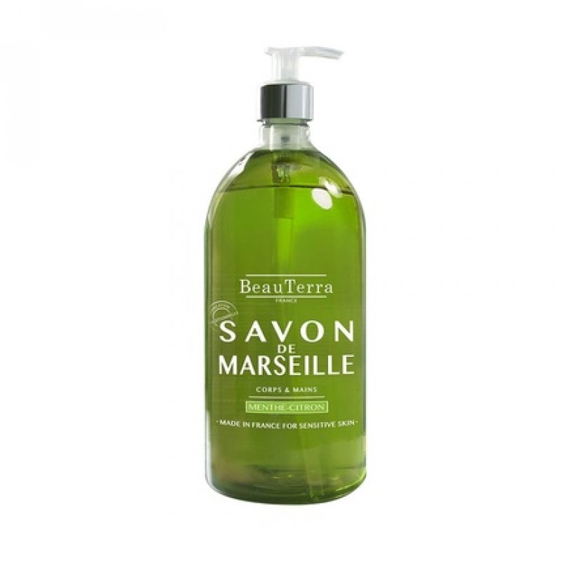 Beau Terra Marseille Citrus and Mint Body and Hand Soap 1L