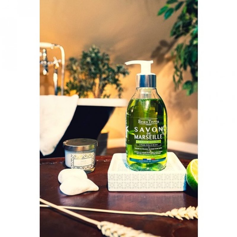 Beau Terra Marseille Citrus and Mint Body and Hand Soap 1L