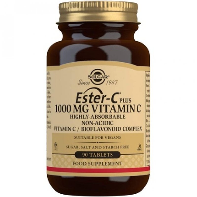 Solgar Ester-C Plus 1000mg 90 Tablets