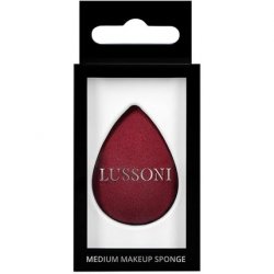 T4B LUSSONI Medium Drop-Shaped Makeup Sponge Blender Sponge Burgundy