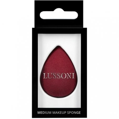 T4B LUSSONI Medium Drop-Shaped Makeup Sponge Blender Sponge Burgundy