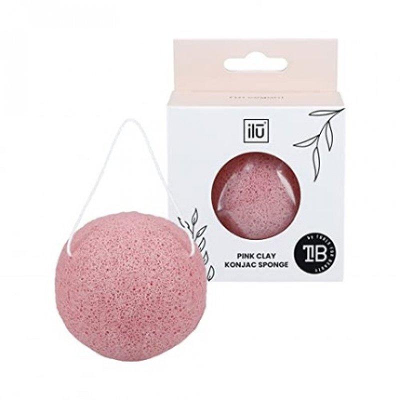 T4B Ilu Konjac Makeup Sponge with Cord - Pink