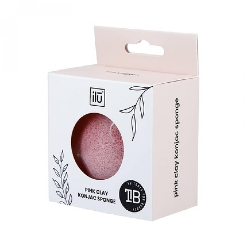 T4B Ilu Konjac Makeup Sponge with Cord - Pink