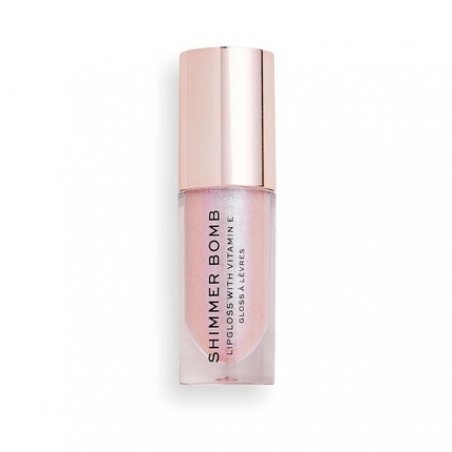 Revolution Shimmer Bomb Lip Gloss Infused with Vitamin E Shimmery Finish - 6 Colors Sparkle