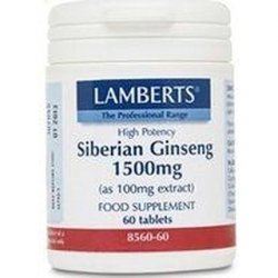 Lamberts Siberian Ginseng 1500mg 60 Capsules