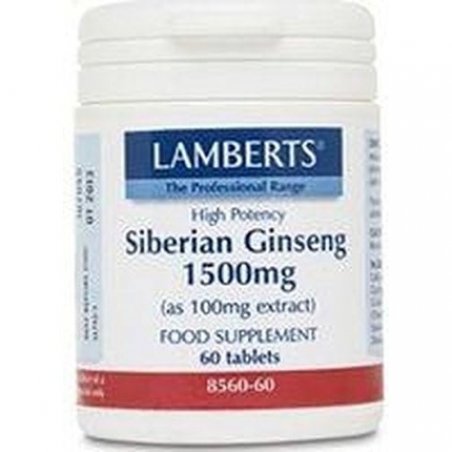 Lamberts Siberian Ginseng 1500mg 60 Capsules