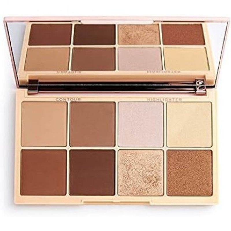 Makeup Revolution X Roxxsaurus Highlight & Contour Palette 8 Shades 20g
