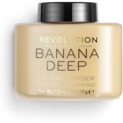Makeup Revolution Loose Baking Powder Prolongs Makeup Wear Banana Deep 32g