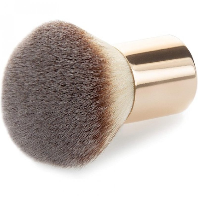 TB Tools for Beauty Kasho018 T4B Kashoki 200 Kabuki Brush for Face Gold Pink Makeup Brush with Synthetic Taklon Fibers
