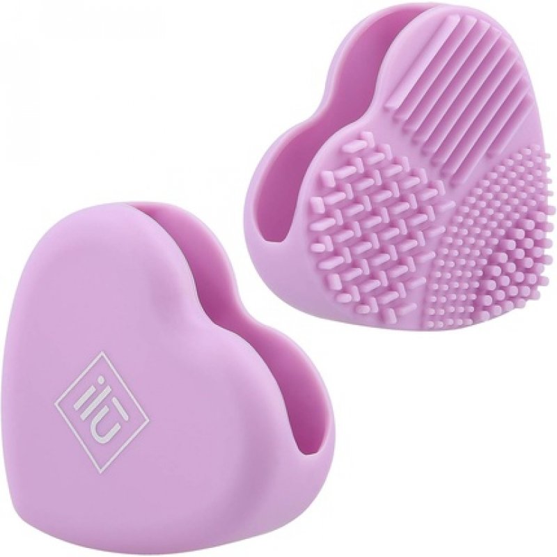 T4B ILU Makeup Brush Cleaner Silicone Cosmetic Brush Cleaning - Purple