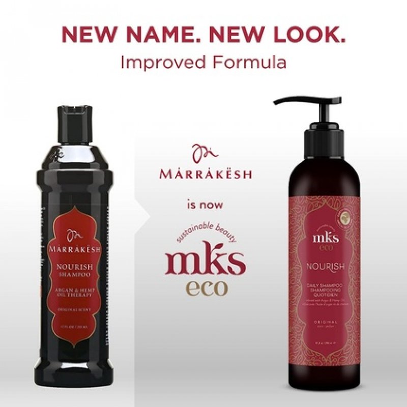 MKS Eco Nourish Shampoo Original Scent 10 fl oz - Moroccan Argan Oil and Hemp Seed Oil