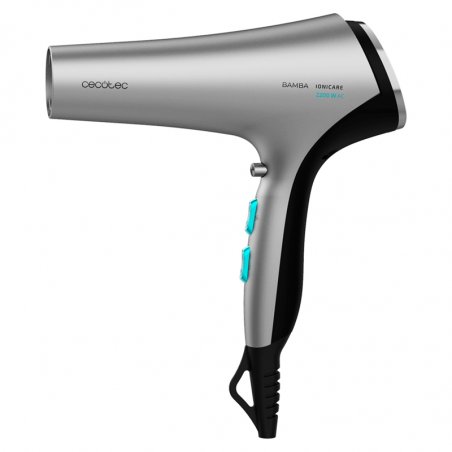 Cecotec Bamba IoniCare 5320 Flashlook Black Hair Dryer 2200W with Two Concentrators and a Diffuser Ion Technology 2.5m