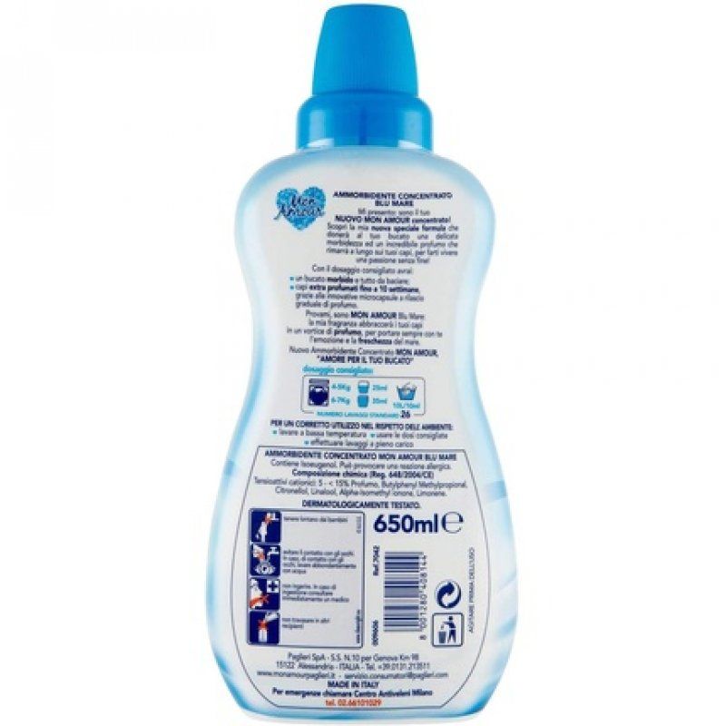 Mon Amour Fabric Softener Ocean Blue 650ml