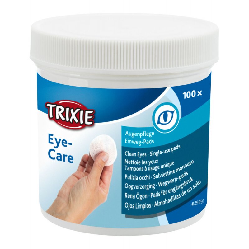 TRIXIE 29391 Eye Care Eye Care Pads 100 Pieces