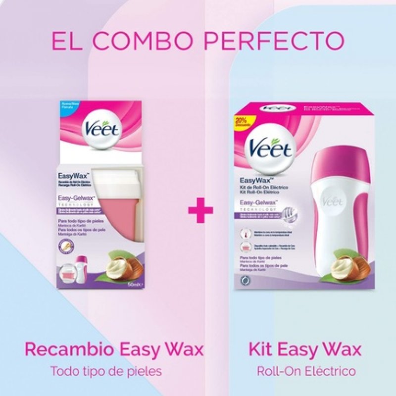 Veet Easy Wax Roll-On Electric Kit
