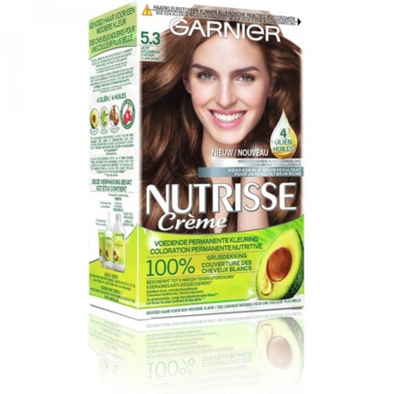 Garnier Nutrisse Creme 53 Light Golden Brown Hair Dye