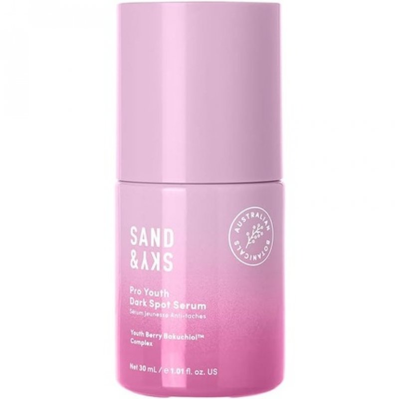 Sand & Sky Pro Youth Dark Spot Serum Bakuchiol Face Cream for Fine Lines Wrinkles Hyperpigmentation Glycolic Acid