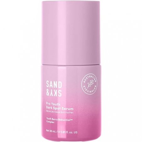 Sand & Sky Pro Youth Dark Spot Serum Bakuchiol Face Cream for Fine Lines Wrinkles Hyperpigmentation Glycolic Acid