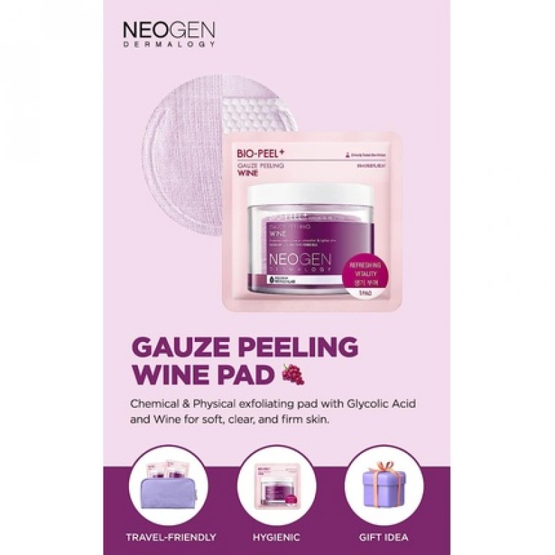 NEOGENLAB DERMALOGY Bio-Peel Gauze Peeling Pads Wine