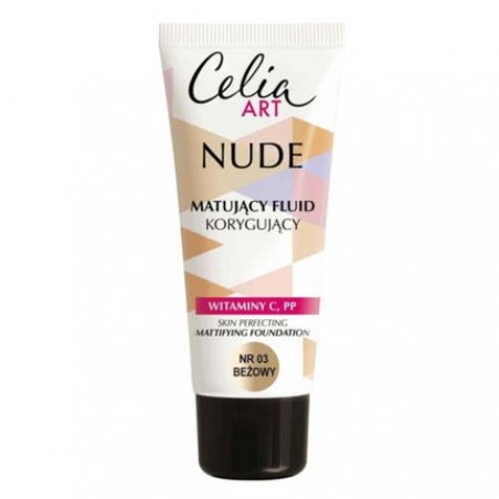 Celia Art Nude Mattifying Correcting Foundation 03 Beige 30ml