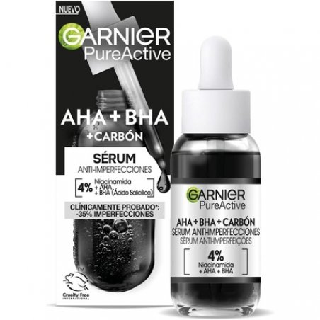 Pure Active AHA BHA Carbon Anti-Imperfections Serum 30ml