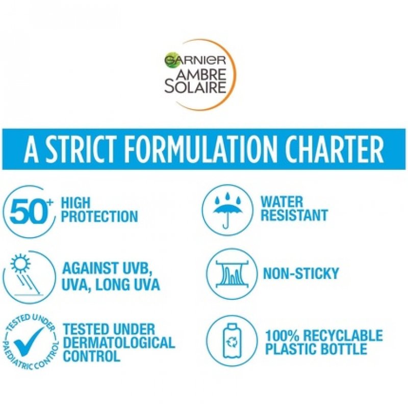 Garnier Ambre Solaire Ideal Bronze Protective Oil Sun Cream Spray SPF30 with Shea Butter 150ml