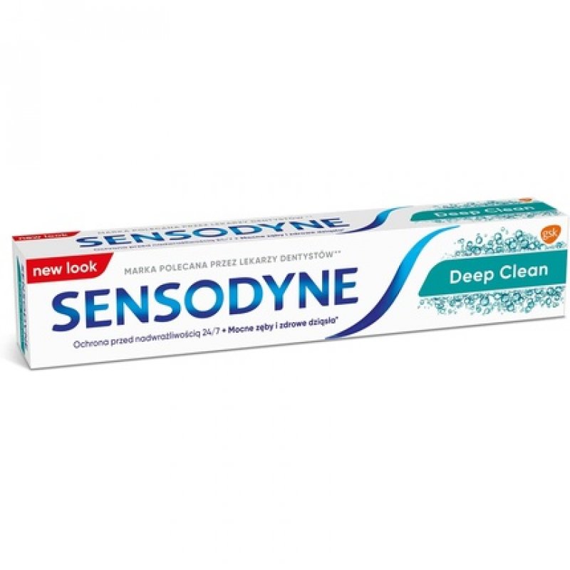 Sensodyne Toothpaste with fluoride Deep Clean 75ml