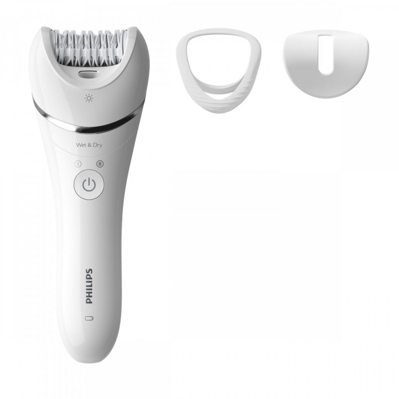 Philips Series 8000 BRE700/00 Wet & Dry Cordless Epilator with Opti-Light and Anti-Slip Feature