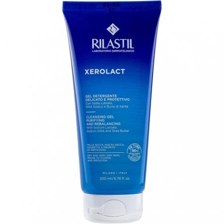 Rilastil Xerolact Gentle Cleansing Gel for Dry Skin with Redness 200ml