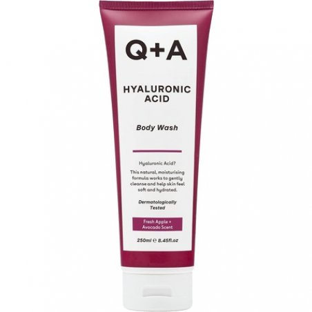 Q A Hyaluronic Acid Body Wash for Nourishing Body Care with Giant Kelp Extract and Saccharide Isomerate 250ml