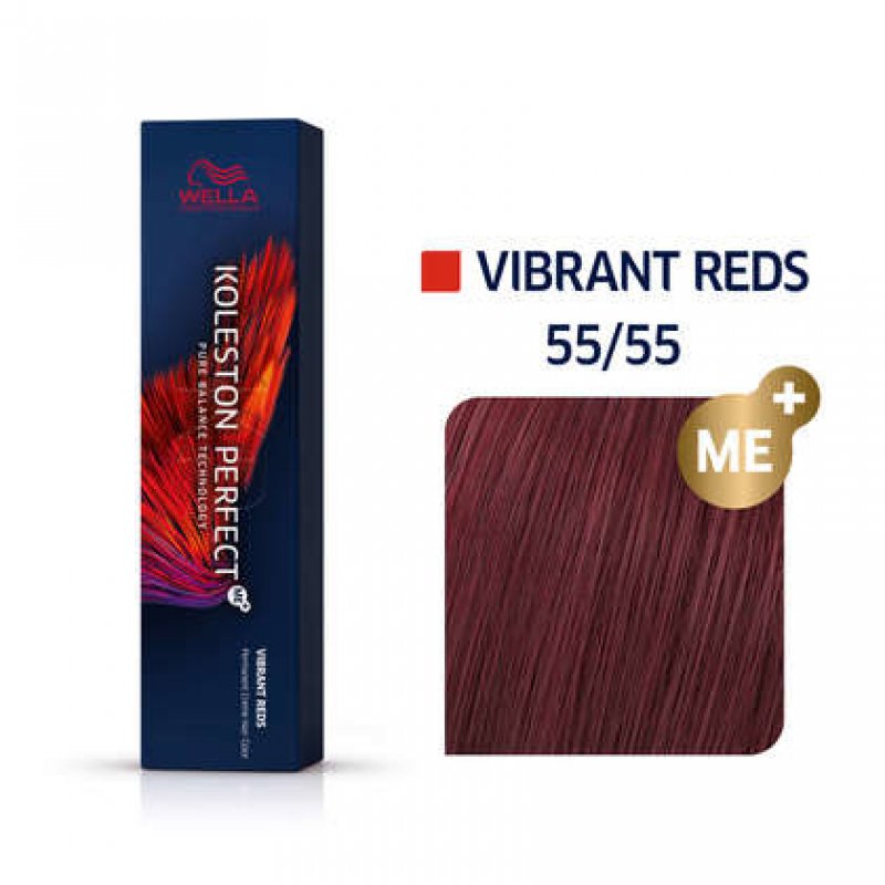 Wella Koleston Perfect Me Vibrant Reds 55/55 Châtain Clair Acajou Intense 60ml