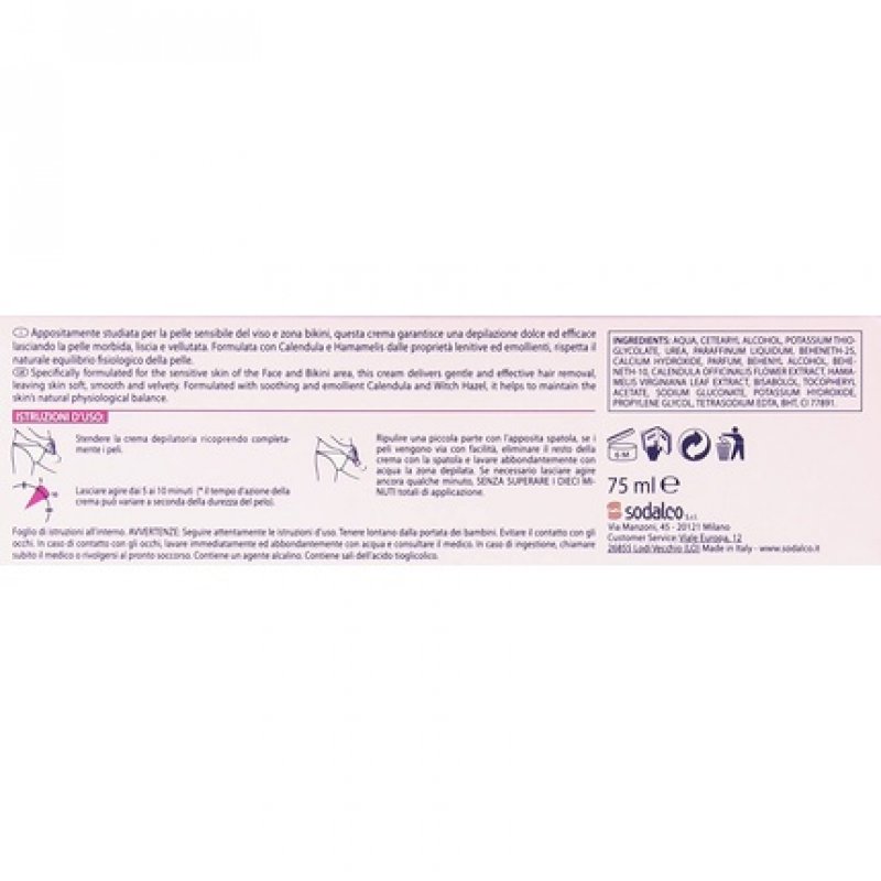 STREP Face/Bikini Hair Removal Cream 75ml