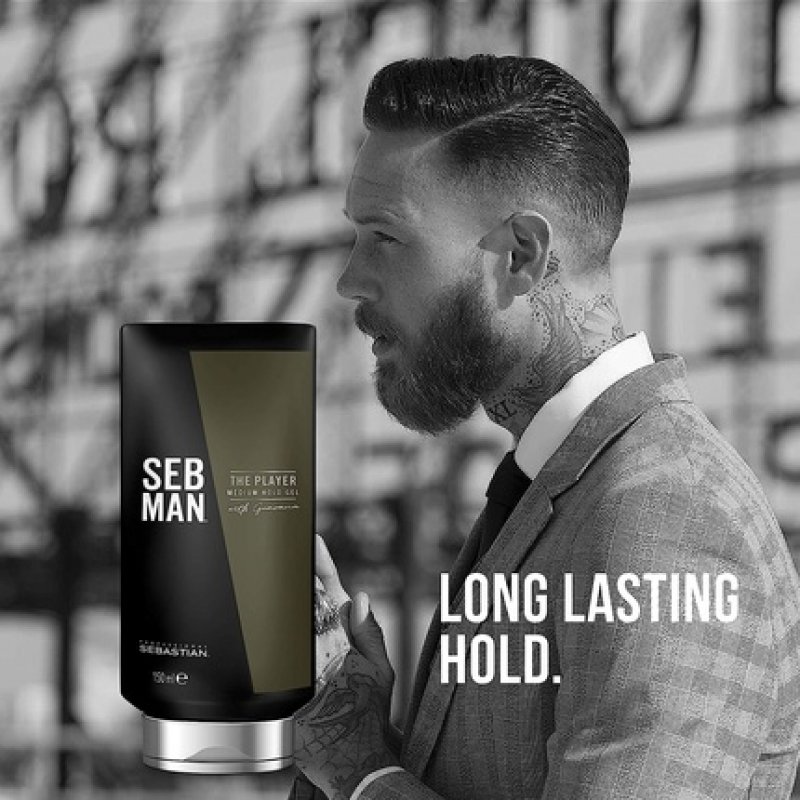 Sebastian Professional - Seb Man The Player Medium Hold Gel - Mid-Fixated Hair Gel 150ml