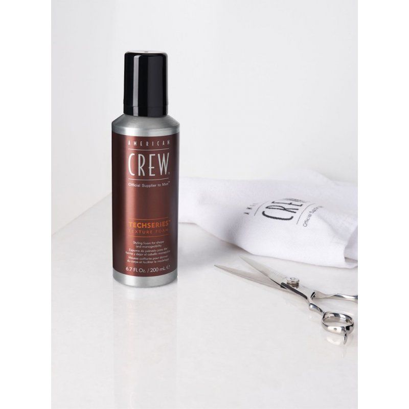 American Crew Techseries Texture Foam Mousse coiffante 200 ml Fixation